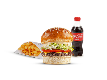 Çizburger KOMBO ( 1 Çizburger + 1 Kartof Fri + 1 Coca - Cola)