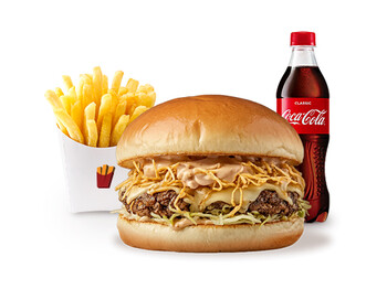 X KOMBO (1 X Burger + 1 Fries + 1 ədəd Coca-Cola)