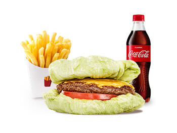 Size Zero KOMBO ( 1 Dietik Burger + 1 Kartof Fri + 1 Coca-Cola)